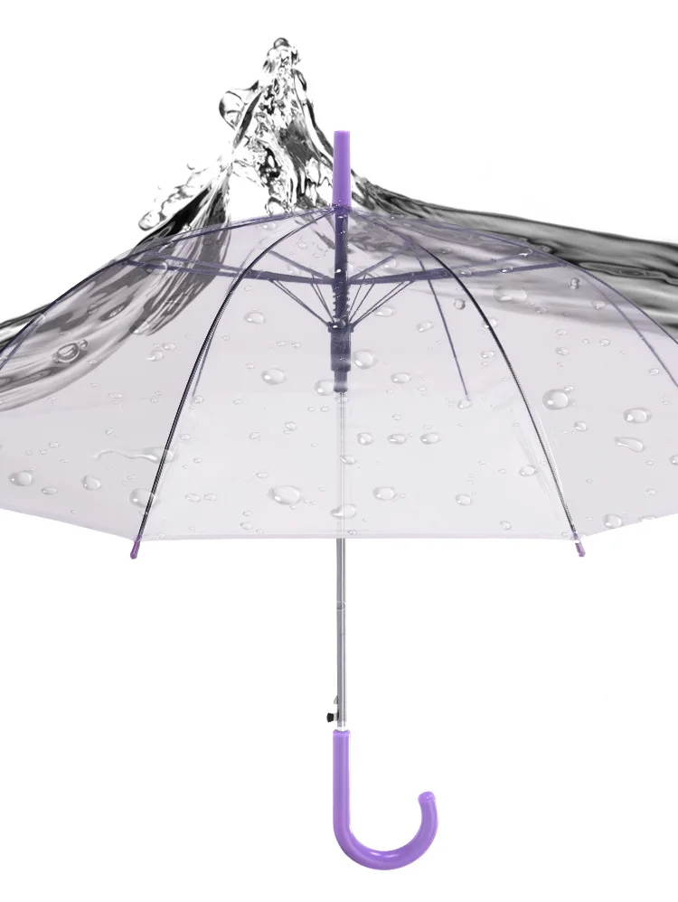 clear plastic umbrella