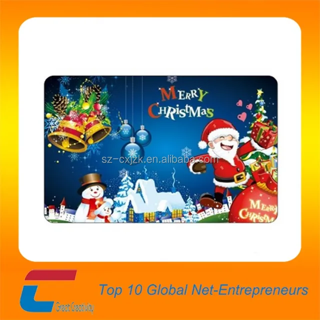 hot sell christmas gift card greeting card