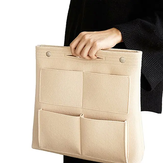 purse organizers insert bag in bag organizer felt handbag