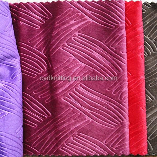 2017 new 3d printed embossed polyester sheer curtain velvet