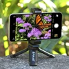 In Stock PULUZ Folding Plastic Tripod Horizontal / Vertical Shooting Metal Clamp with Cold Shoe for Phone