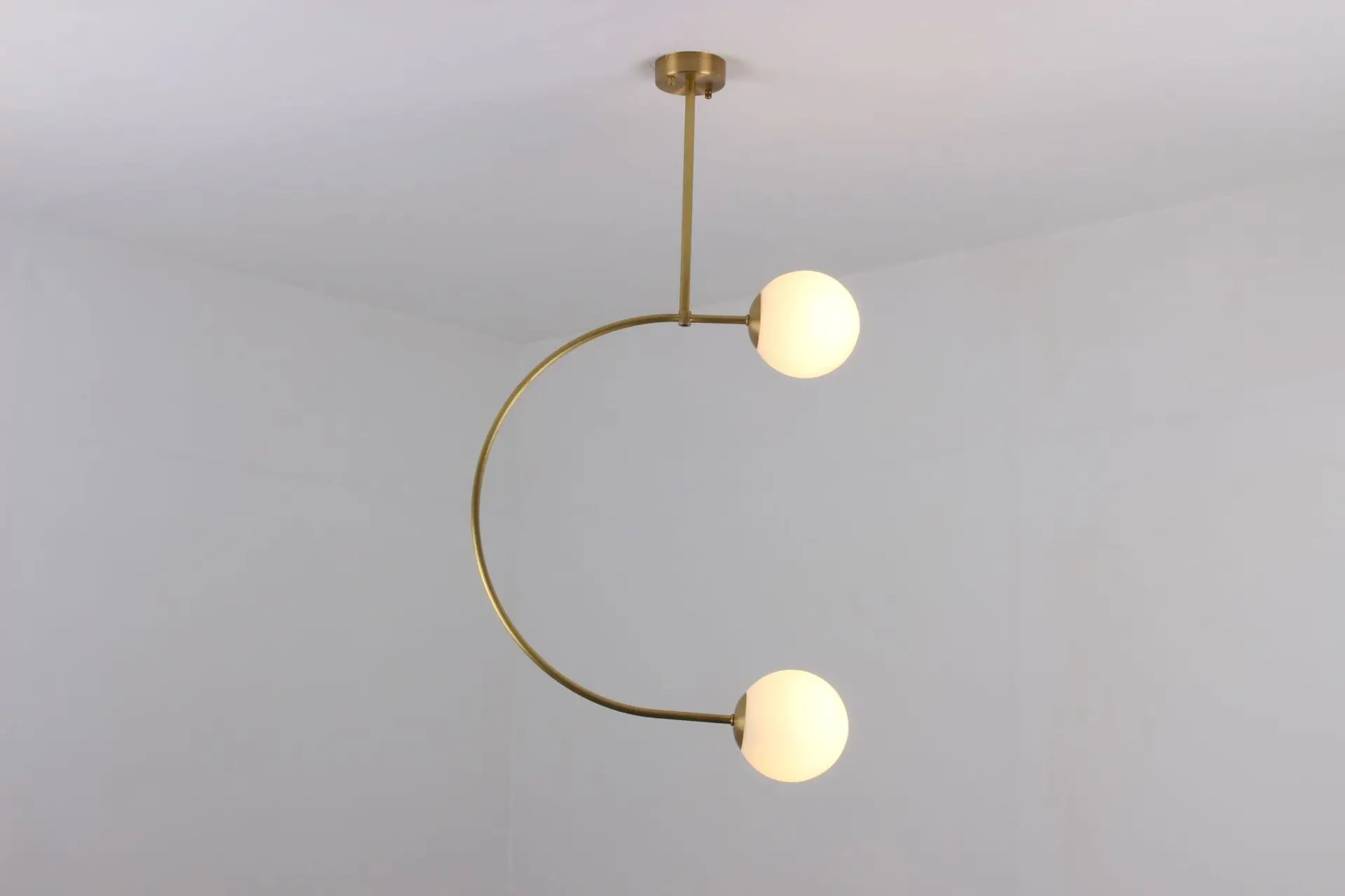 Modern fancy gold iron home decorative brass pendant lamp lights for hotel Artdecolite