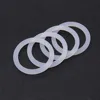Flexible Food Grade Silicone O Ring Seal Gaskets White for Pipe Tube