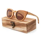 Jheyewear ready stock fast delivery high quality wooden bamboo shades sunglasses