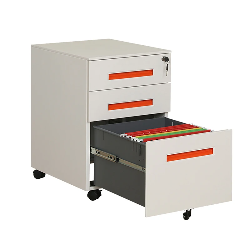 Professional Small Cheap Office Furniture 3 Drawer Metal Mobile