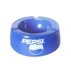 unbreakable blue hot sale promotion advertising cheap round melamine ashtray with customized logo and print design