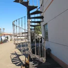 cast iron spiral staircase exterior metal stairs residential