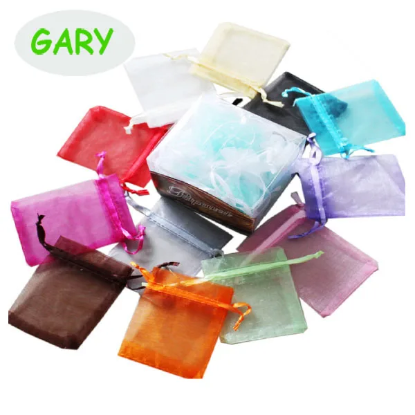 personalized wedding favor organza drawstring pouches bags