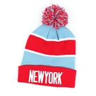 Low MOQ High Quality Embroidered Custom Beanie Cap With Head Ball,Pom Pom Beanie Hats Wholesale