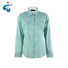 Manufactory wholesale nice two sided design long sleeve new women clothing blouse