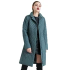 MIEGOFCE Durable Water Repellant Fabric Functional Outside Pockets Womens Down Mid-Length Winter Snow Coats for Women