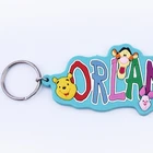 China manufacturer best promotional gift 2d 3d custom shaped soft pvc keychain,keychain 3d pvc
