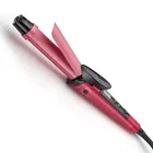 Ceramic Coating,Hair Straightener Curling Wand 32mm 2 in 1 Hair straightener Curler,Curling Iron and Flat Iron