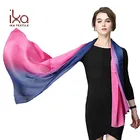 100% Polyester Dubai Satin Hair Hijab Tie Dye Scarf