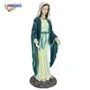 Polyresin Full Color outdoor Blessed Mother Religious Virgin Mary Resin Statue for Immaculate Conception Religious Garden Statue