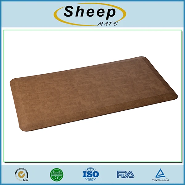 Custom waterproof durable anti fatigue floor pu foam kitchen mat