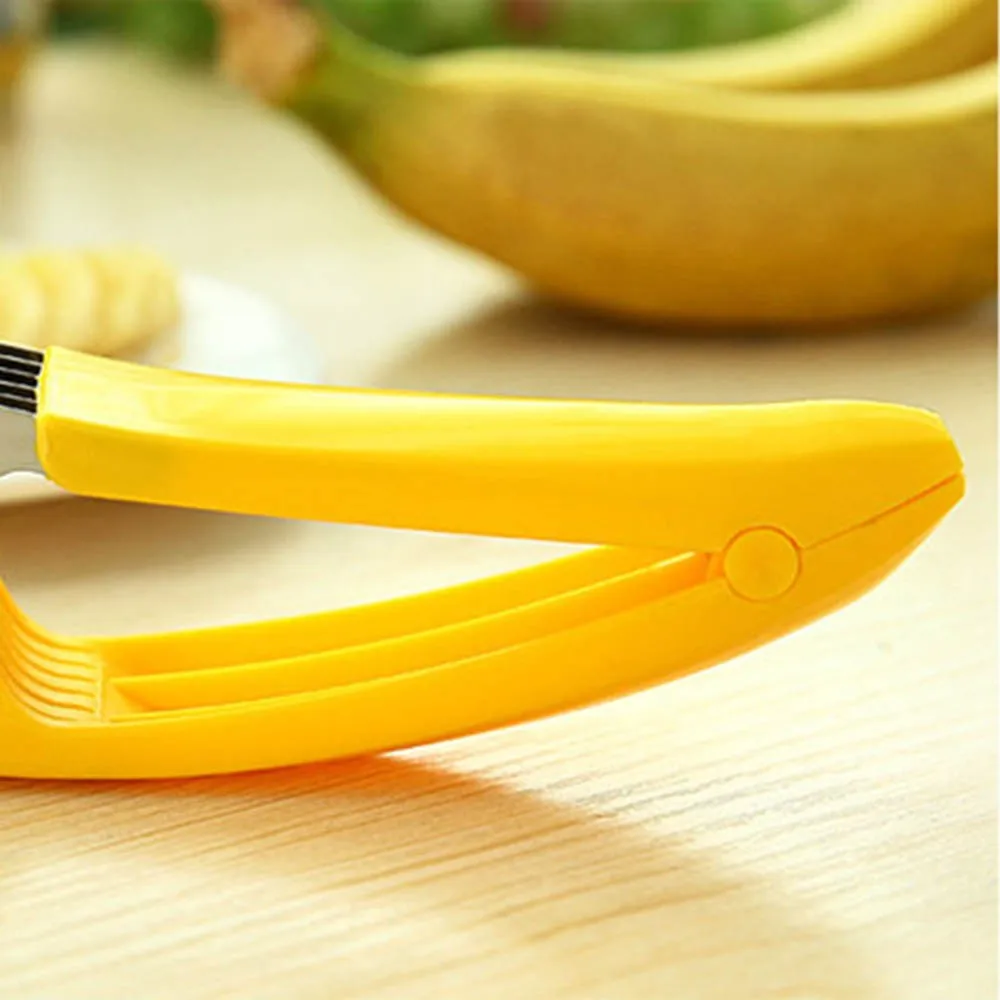 Banana Slicer Chopper Cutter Cucumber Vegetable Peeler Salad Home Tool Fruit Cucumber Vegetable Slicer kitchen Tools KC1011