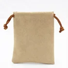 Wholesale Customized size small microfiber cloth sunglasses gift jewelry pouch bag with double side drawstring