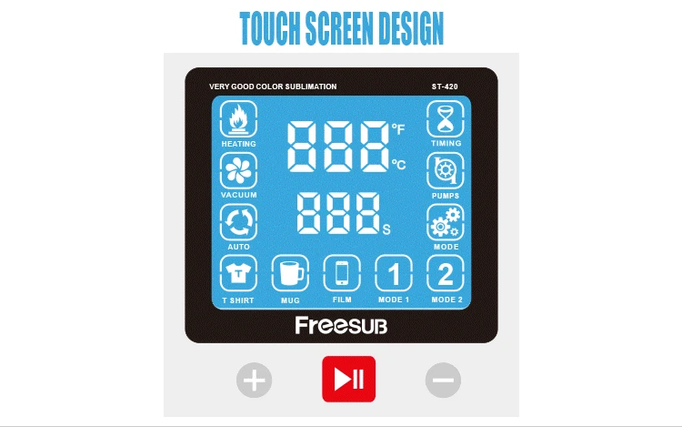 Freesub Multifuntional 3D Vacuum Heat Press Machine for T-Shirts Mugs Phone Case with CE Certificate (ST420)