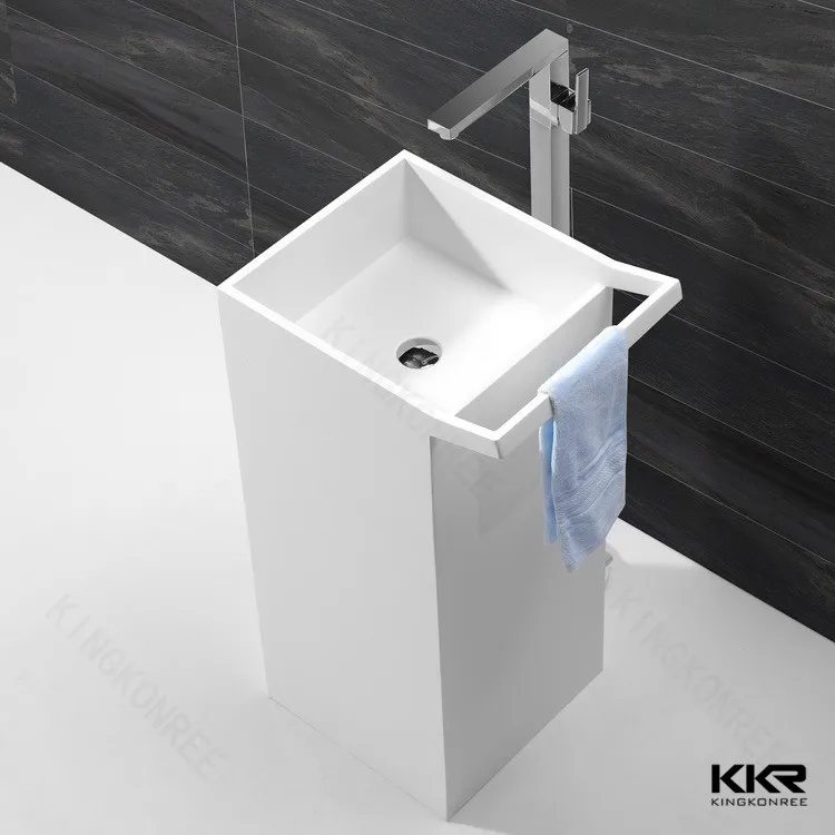 Kkr mármol blanco buque travertino vanidad baño lavabos ... Baños modernos marmol travertino