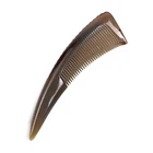 White buffalo horn anti-static handmade beard comb for head massage
