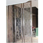 Wholesale interior stainless steel decorative restaurant room divider screen partition