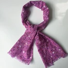 OEM Design Digital Print Silk Cotton Blend Scarf