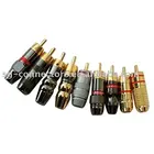 RCA connector audio video plug jack adapter