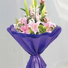 Hot double sides gift wrapping crepe paper in roll wholesales eco-friendly handmade crepe paper