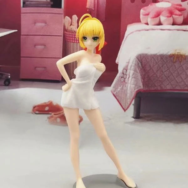 Destino/Grande Ordem Sabre Nero Caráter Coleção Modelo Toy Anime Figura 18cm