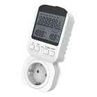 Automatically Home Use Timer Switch Devices with Temperature Sensor Plug in Socket LCD Display