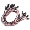 10Pcs 500mm RC Servo Extension Cord Cable Wire Lead for RC Car Plane&Helicopter Receiver Connection