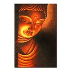Hot Sell Hand Painted Buddha Portrait Painting