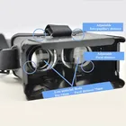 Adjustable plastic smartphone virtual reality 3D glasses Google cardboard