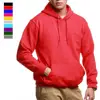 Custom printed logo design wholesale fleece blank oversized pullover high quality men's hoodies oem