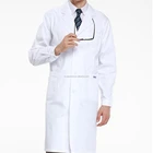 Cotton polyester white doctor's thinner uniform lab coat hospital nurse medical uniform doctor gown
