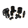 90 Degree pe connection electrofusion elbow tee reducer fittings direct sale