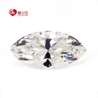 cubic zirconia synthetic gems L- yellow 4*8-7*14mm marquise shape zircon stone