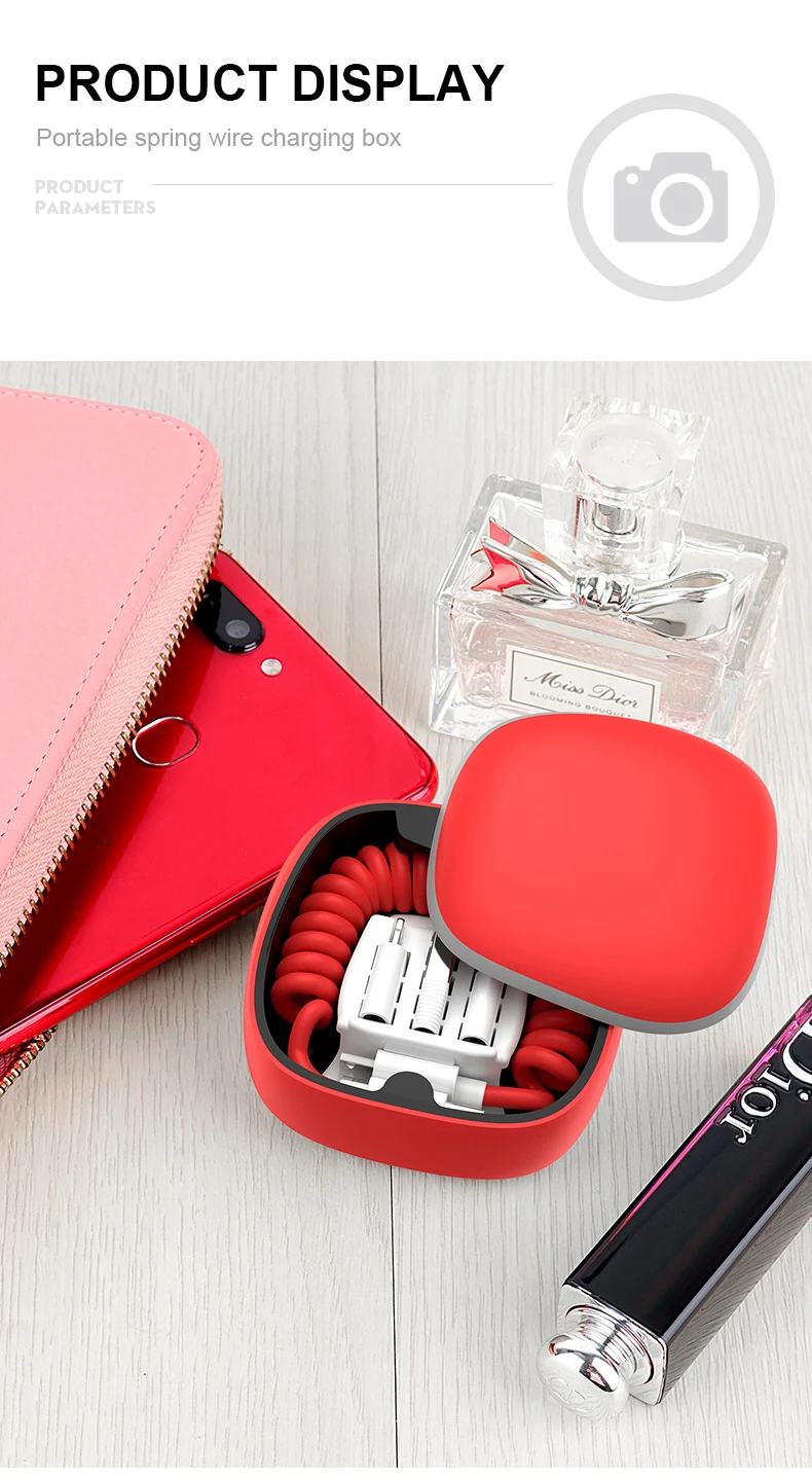 iHaitun smart mini box power bank of 2300mAh with Ap type-c and android adapters - ANKUX.COM