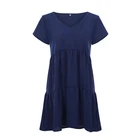 Plus size 2019 China woman dress shirt vintage women causal office clothes dress