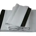 High quality white and gery co-extrution courier bag with custom design provide free artwork printing design