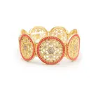 Wholesale crystal stone elastic jewel bracelet