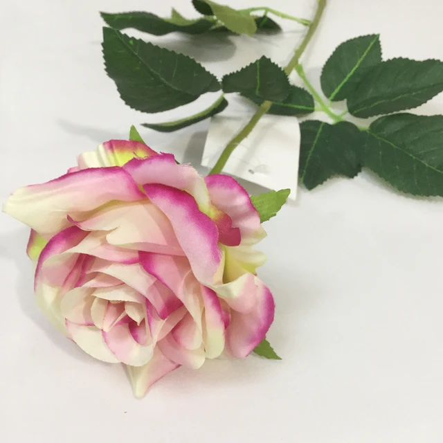 high quality factory pink single rose flower design for funeral