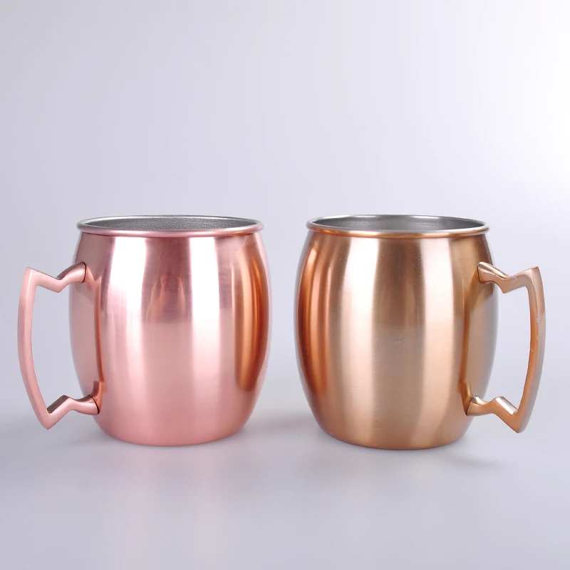 high quality double walled moscow mule copper mugs set of 4