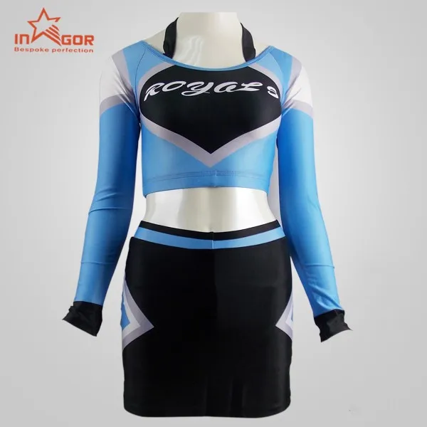 Wholesale Custom Long Sleeve Cheerleading Uniforms Design Buy