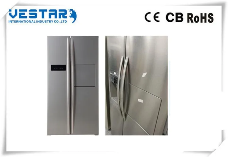 no inverter double side by side refrigerator with ice and water