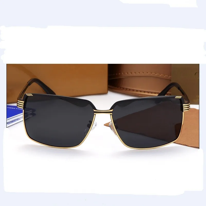 Men's fashion new tourism fishing sunglasses elegant personality male polarized driving sunglasses outdoor anti UV sunglasses