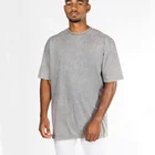Factory custom wholesale streetwear mens enzyme washed tshirt