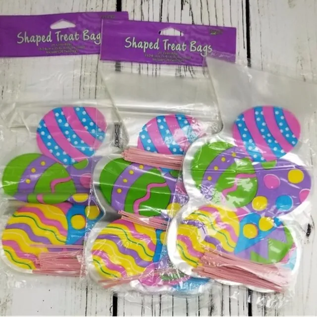 eco friendly easter egg shaped gift bags for packing candy