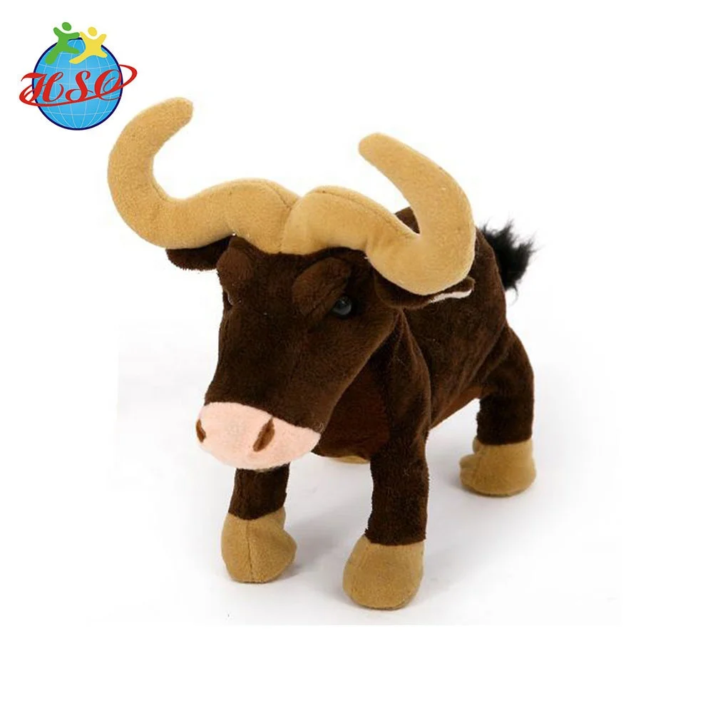 custom realistic farm animal decoration cow plush bull statue